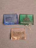 WHW Glass Ornaments x3