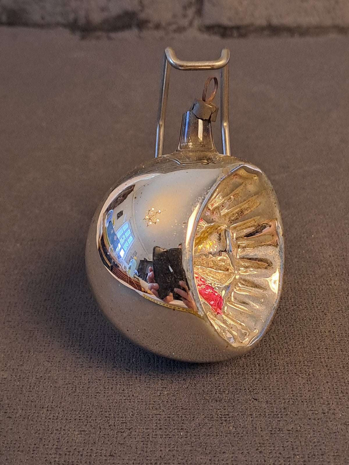 Vintage Christmas Reflective Ornament