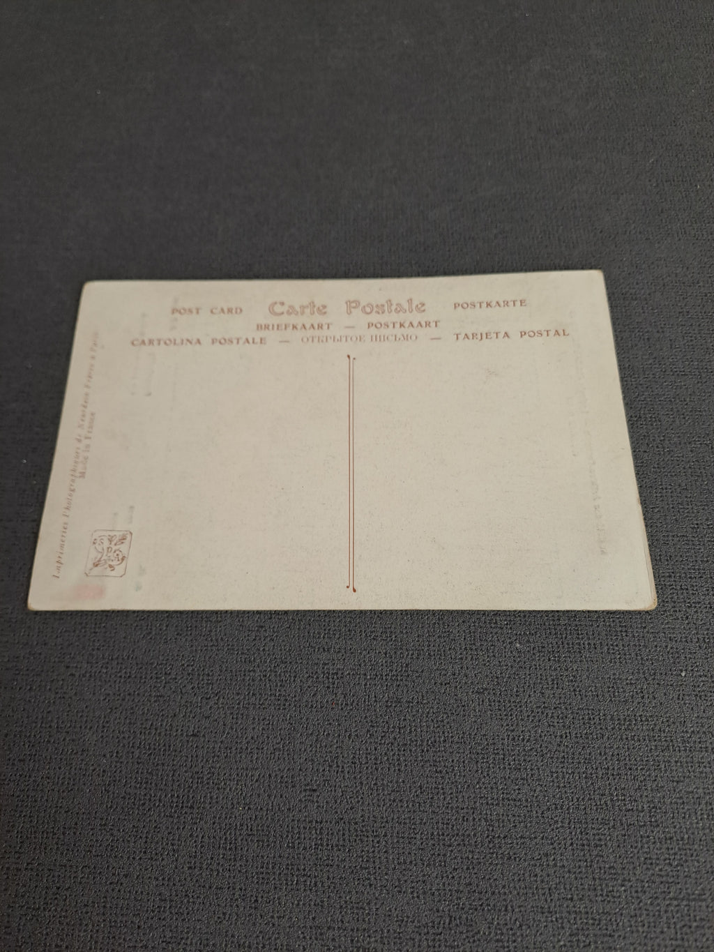 Antique French Postcard / Antik Fransk Postkort