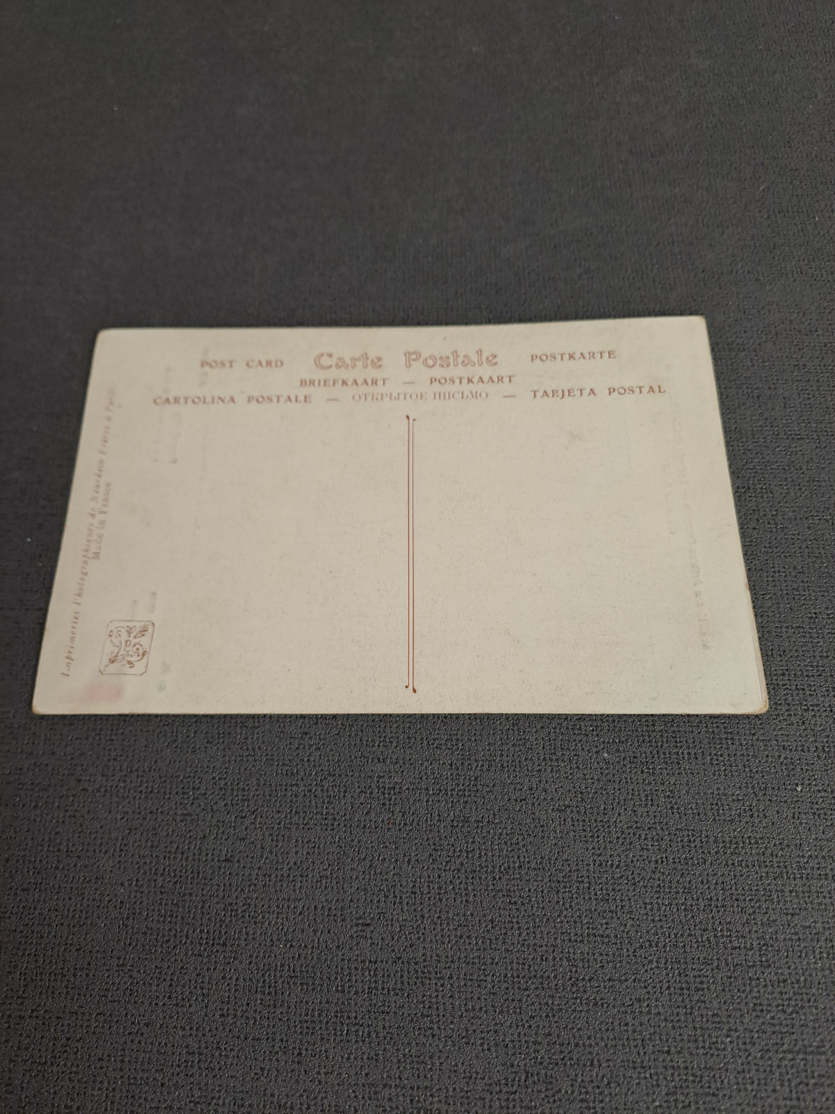 Antique French Postcard / Antik Fransk Postkort