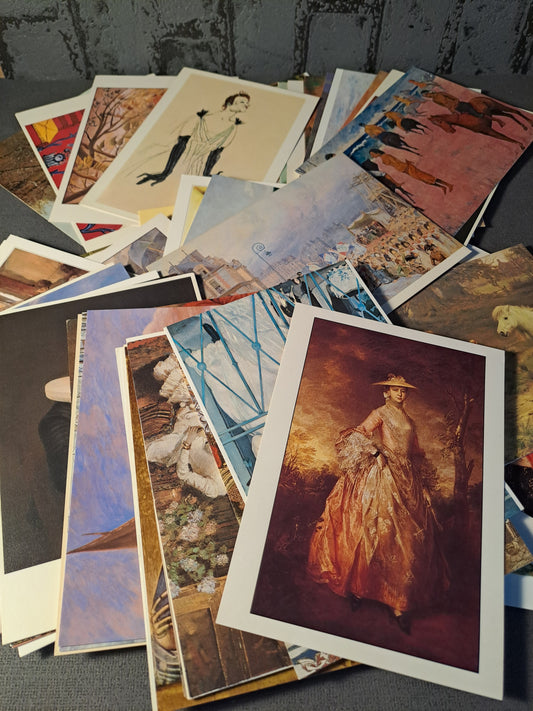 65x Art Postcards / 65x Kunst Postkort