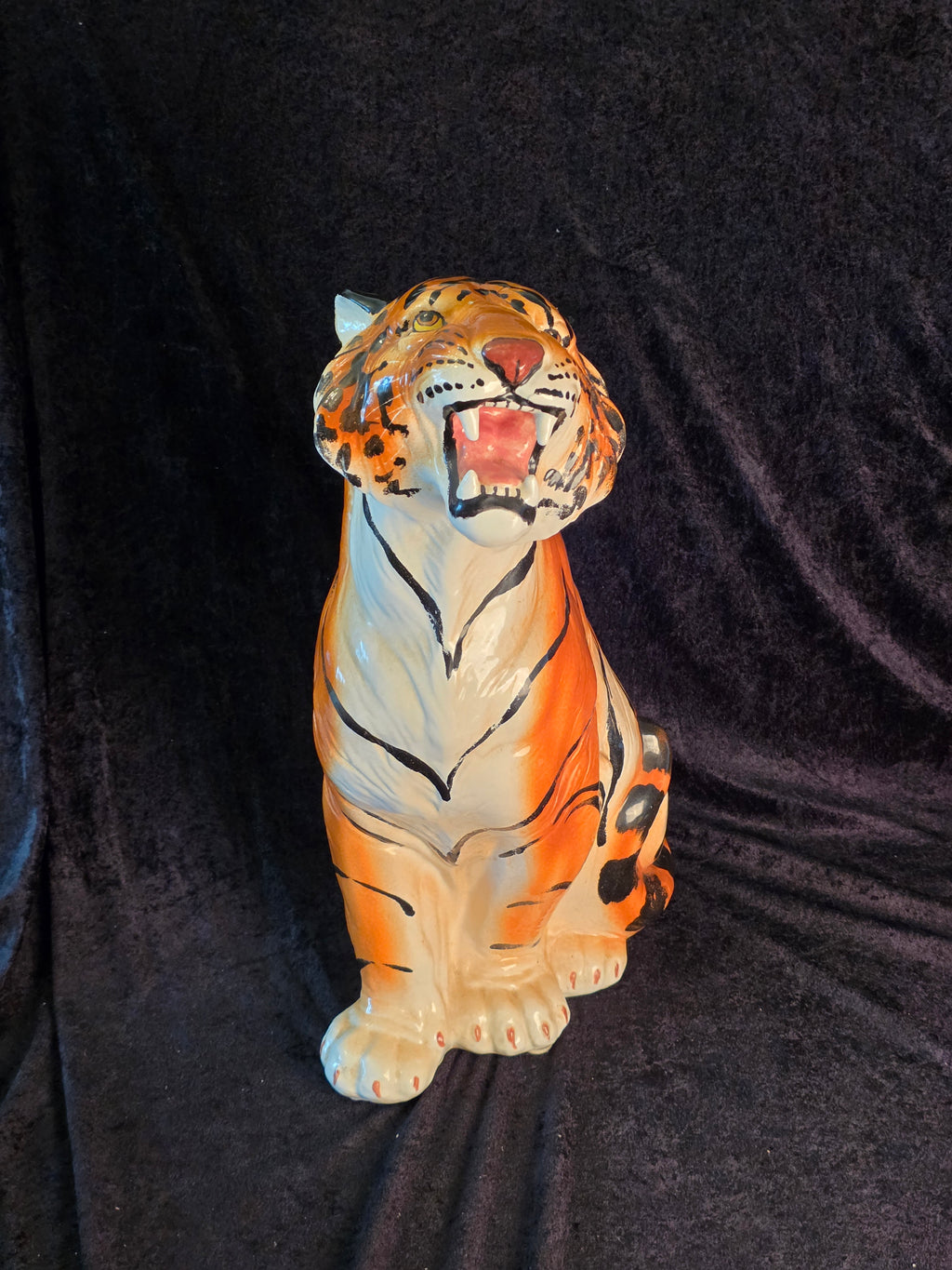 Vintage Large Tiger Figurine