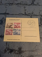 WW2 Postcard The Victorious Flags And Standards Pioneers