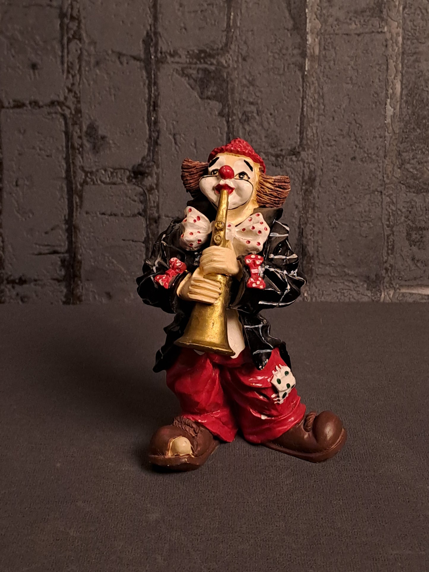 Vintage Gilde Clown with Trumpet / Vintage Gilde Klovn med Trompet