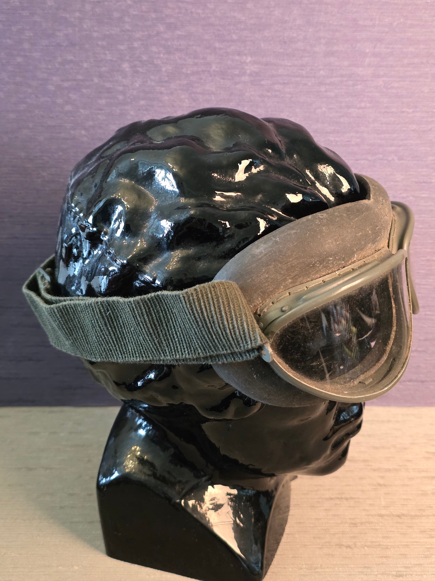 WW2 Auer Windschutzbrille Model 295 Complete