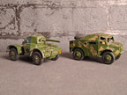 Dinky Toys Armoured Car and Field Artillery Tractor