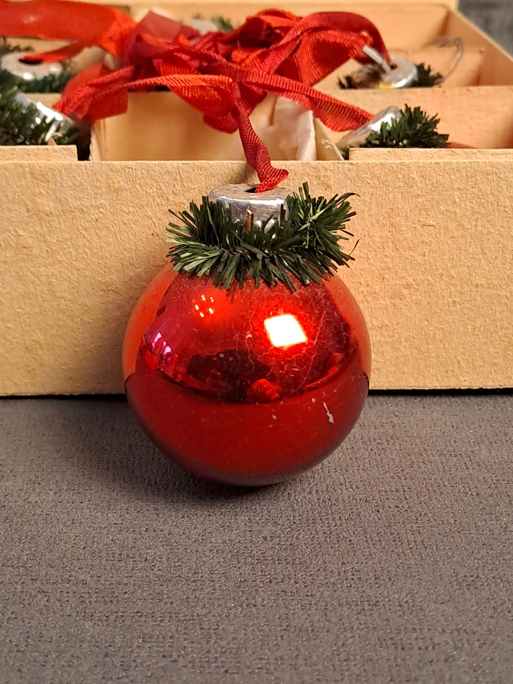 Vintage Christmas Balls 1960's / Vintage Julekugler 1960'erne