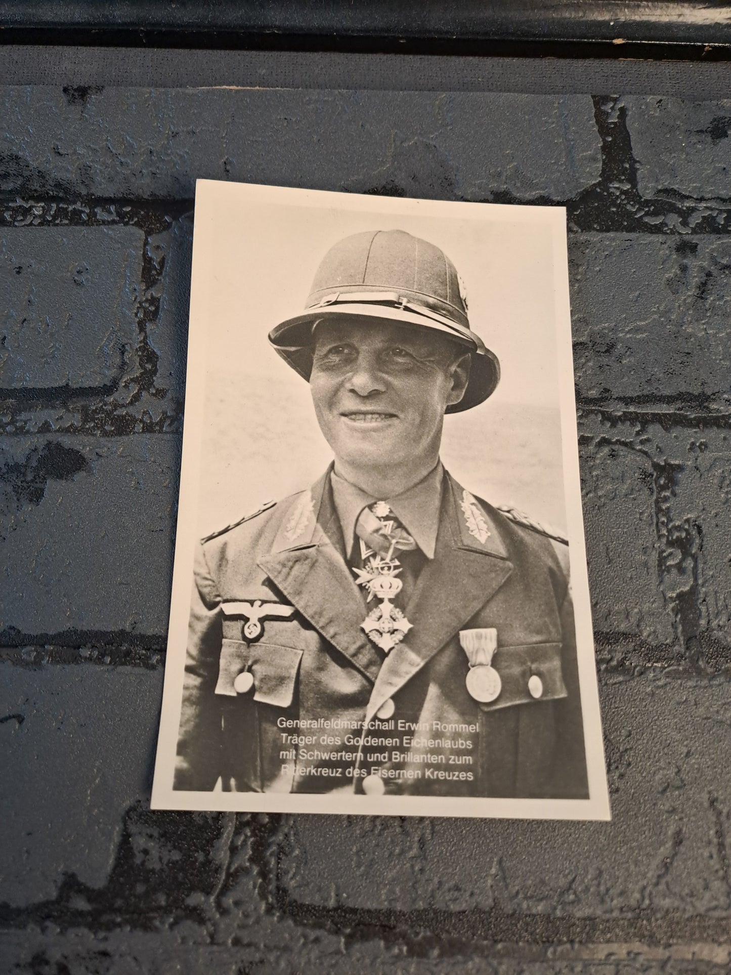 WW2 Postcard Erwin Rommel