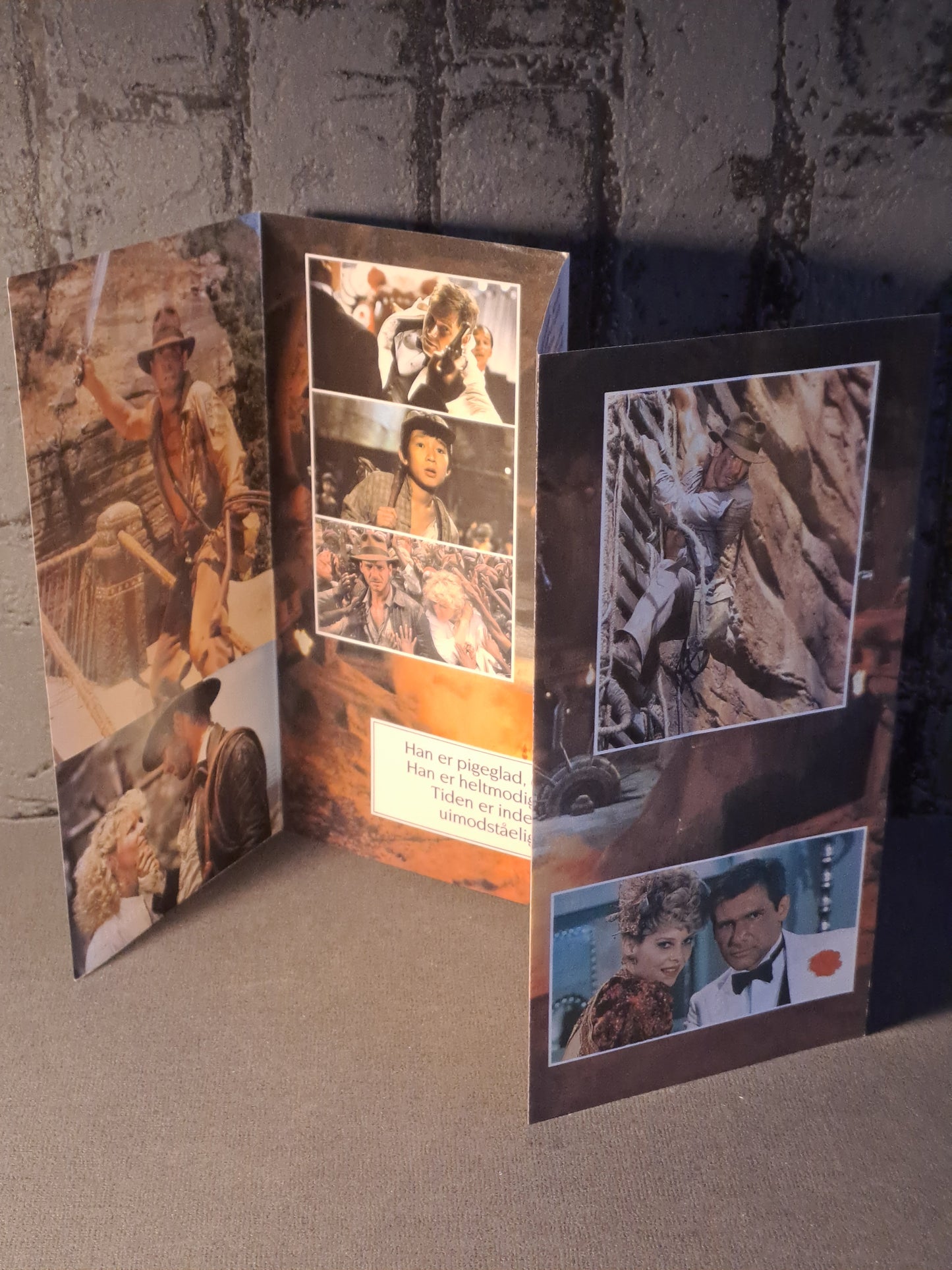 Indiana Jones Cinema Flyer 1984 / Indiana Jones Biograf Hæfte 1984