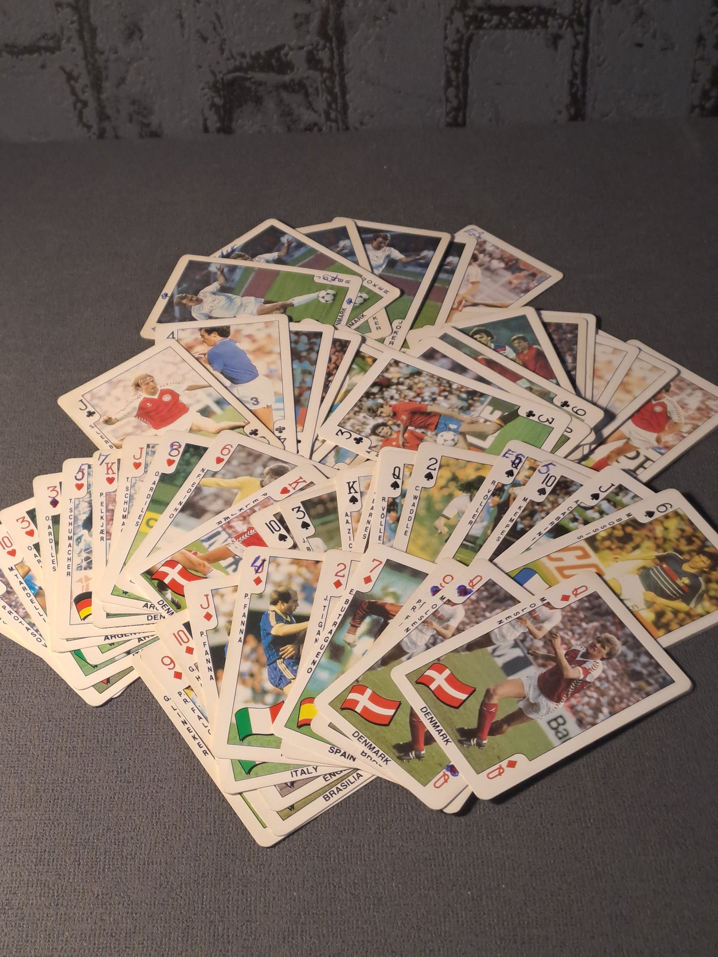 Dandy Football Playing Cards 1986 / Dandy Fodbold Spillekort  1986