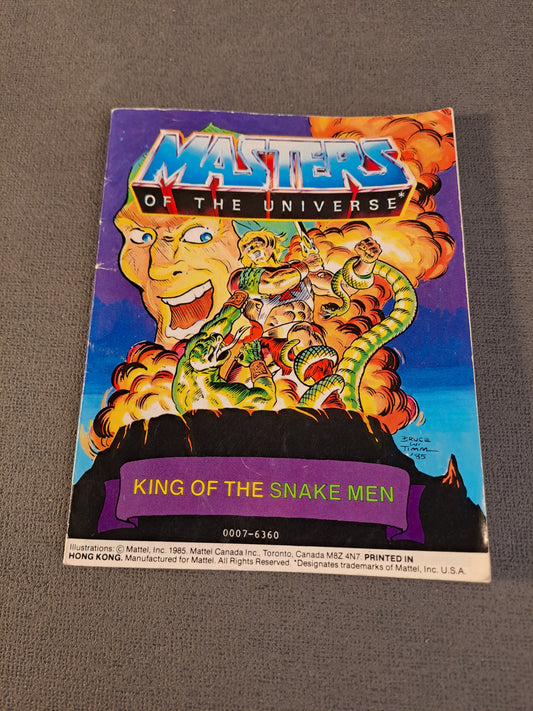 Masters Of The Universe 1985 Comic King Of The Snake Men / Masters Of The Universe 1985 King Of The Snake Men Tegneserie