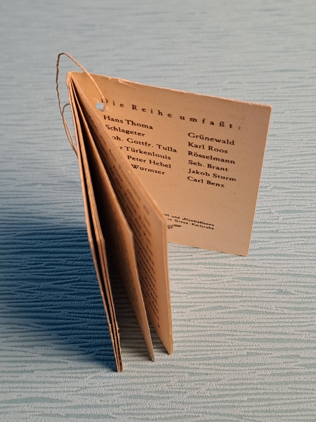 WHW Twelve Men on the Upper Rhine Booklet
