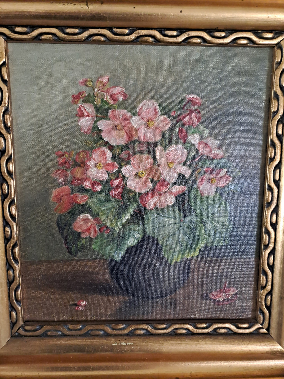 Antique Still Life Flowers/Antik Stilleben Blomster