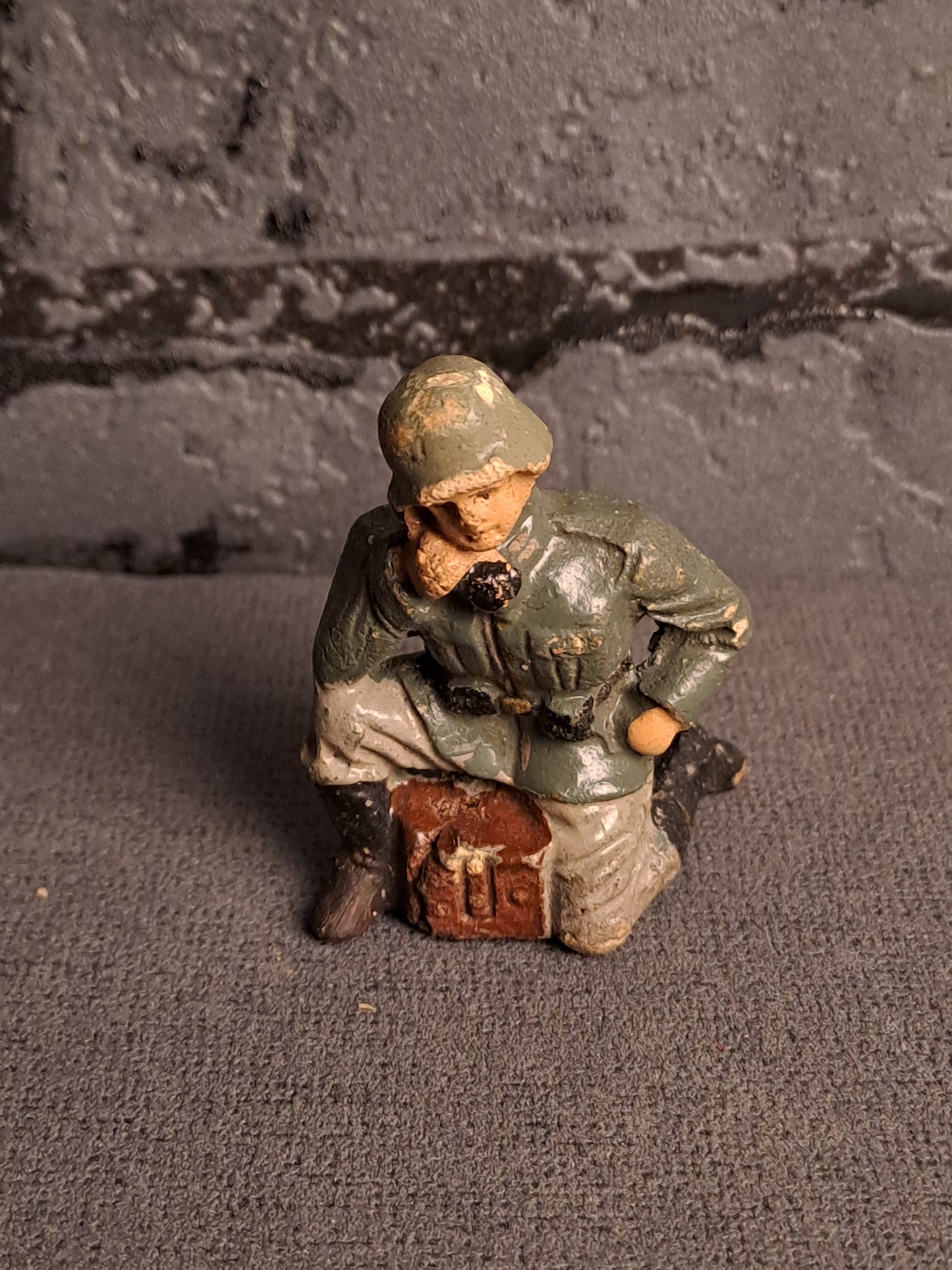 Elastolin and Leyla German Soldiers 1930's / Elastolin og Leyla Tyske Soldater 1930erne