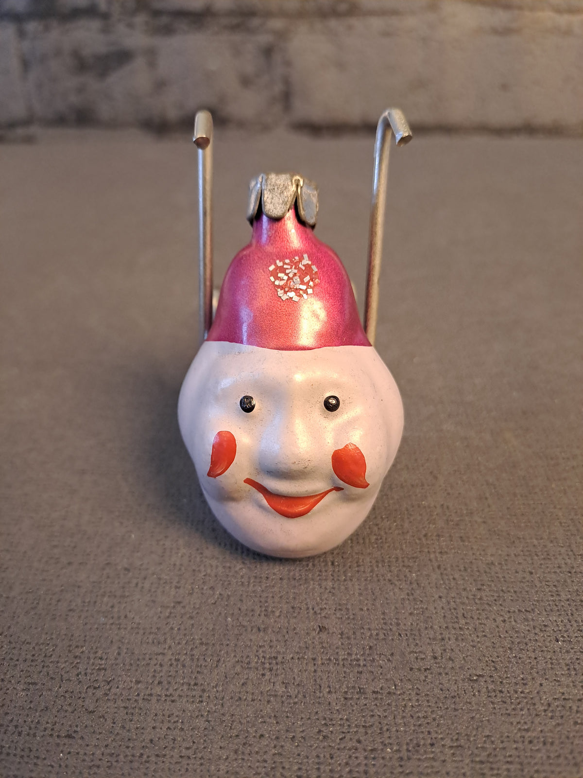 Vintage Christmas Ball Clown / Vintage Julekugle Klovn