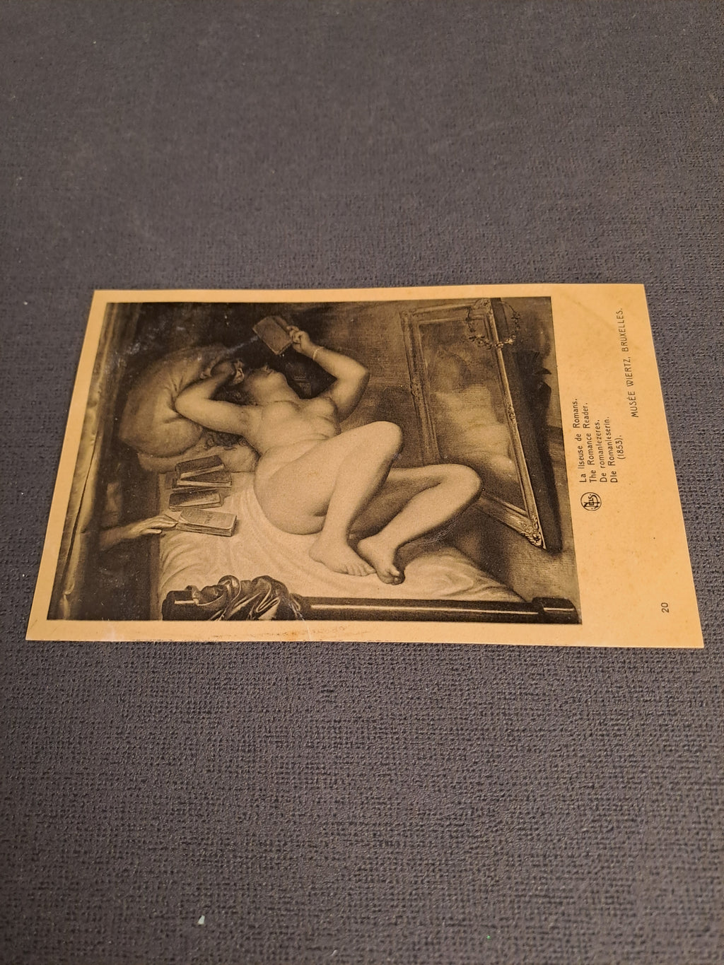 Antique French Postcard 1910-1920 / Antik Fransk Postkort 1910-1920