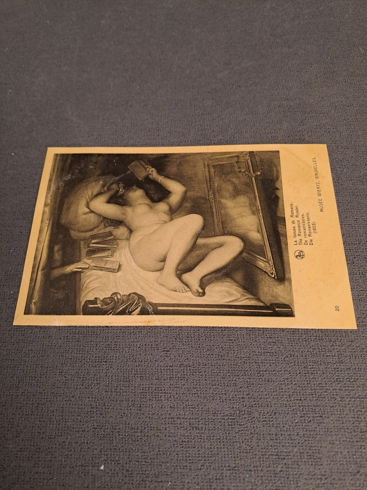 Antique French Postcard 1910-1920 / Antik Fransk Postkort 1910-1920