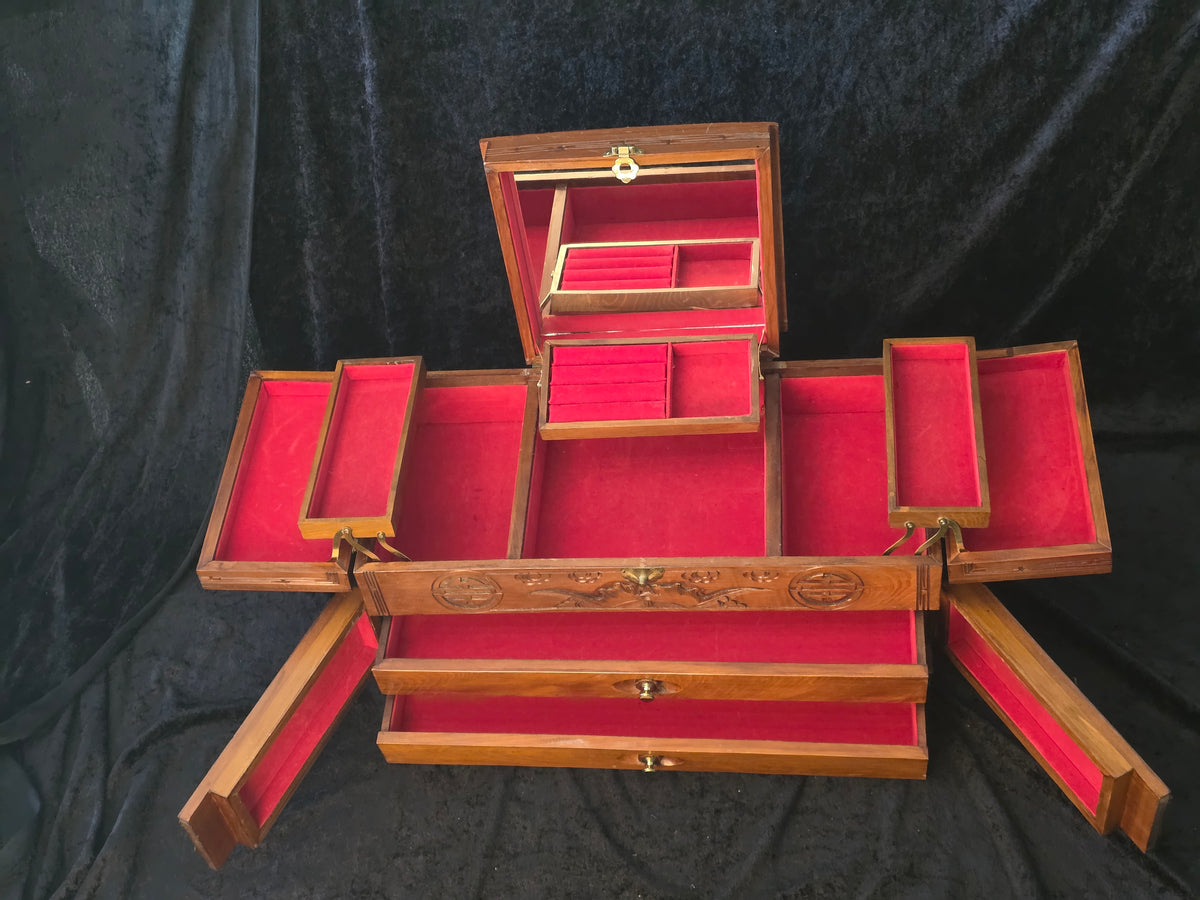 Chinese Vintage Large Jewelry Box