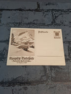 WW2 Postcard 1936 Winter Olympic Games
