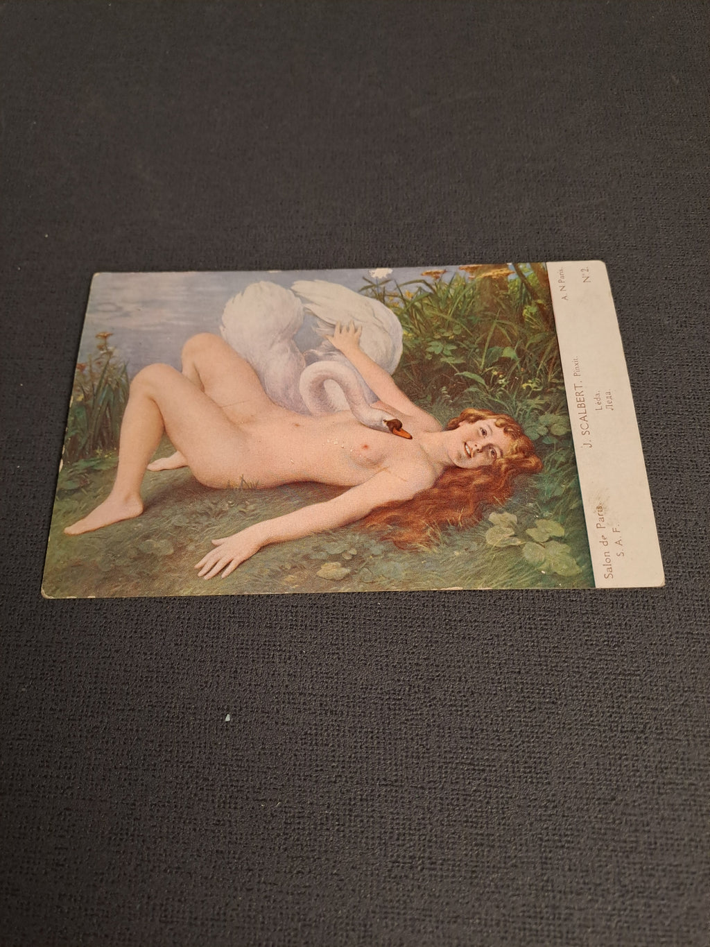 Antique French Postcard 1910-1920 / Antik Fransk Postkort 1910-1920