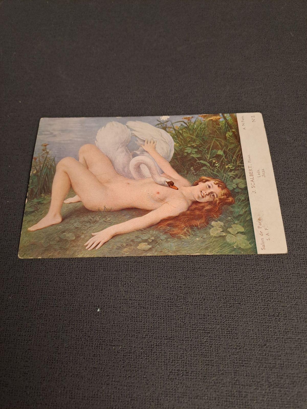 Antique French Postcard 1910-1920 / Antik Fransk Postkort 1910-1920