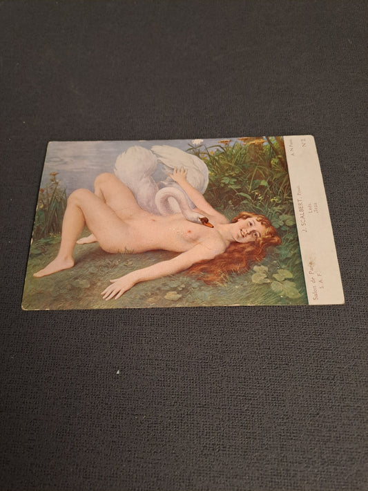 Antique French Postcard 1910-1920 / Antik Fransk Postkort 1910-1920