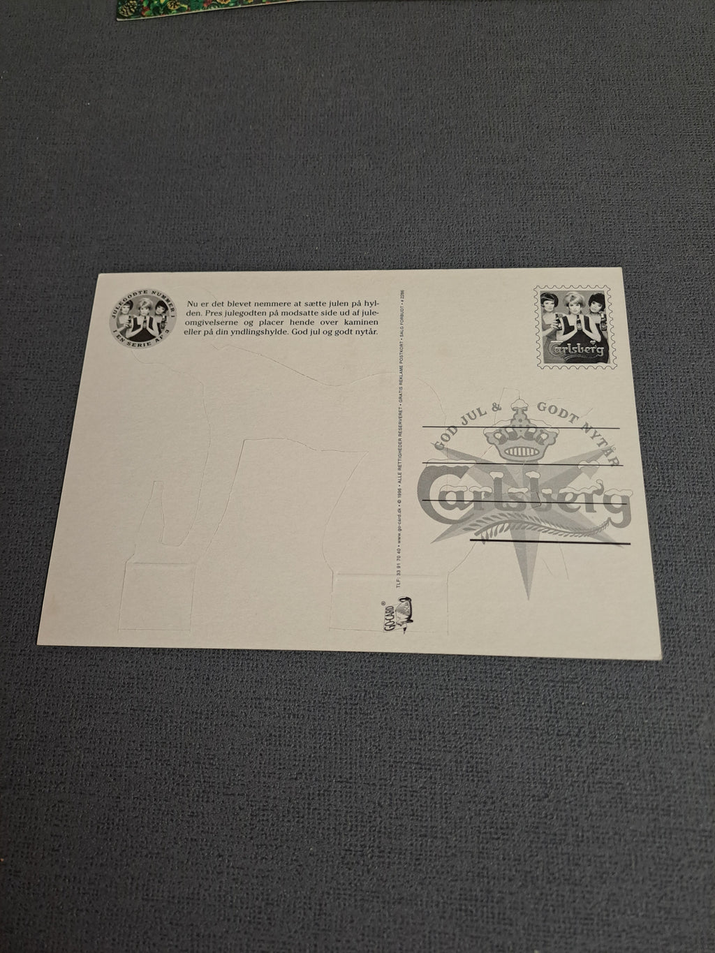 Carlsberg Vintage Postcard Pop Out / Carlsberg Vintage Postkort Kravlenisse