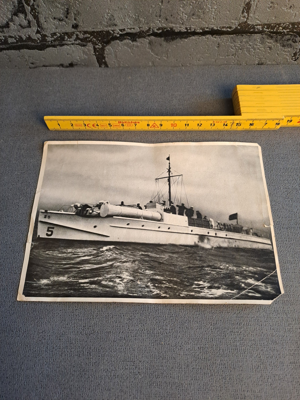 Collecting Photo / Samlebillede - Ein Deutsches Schnellboot