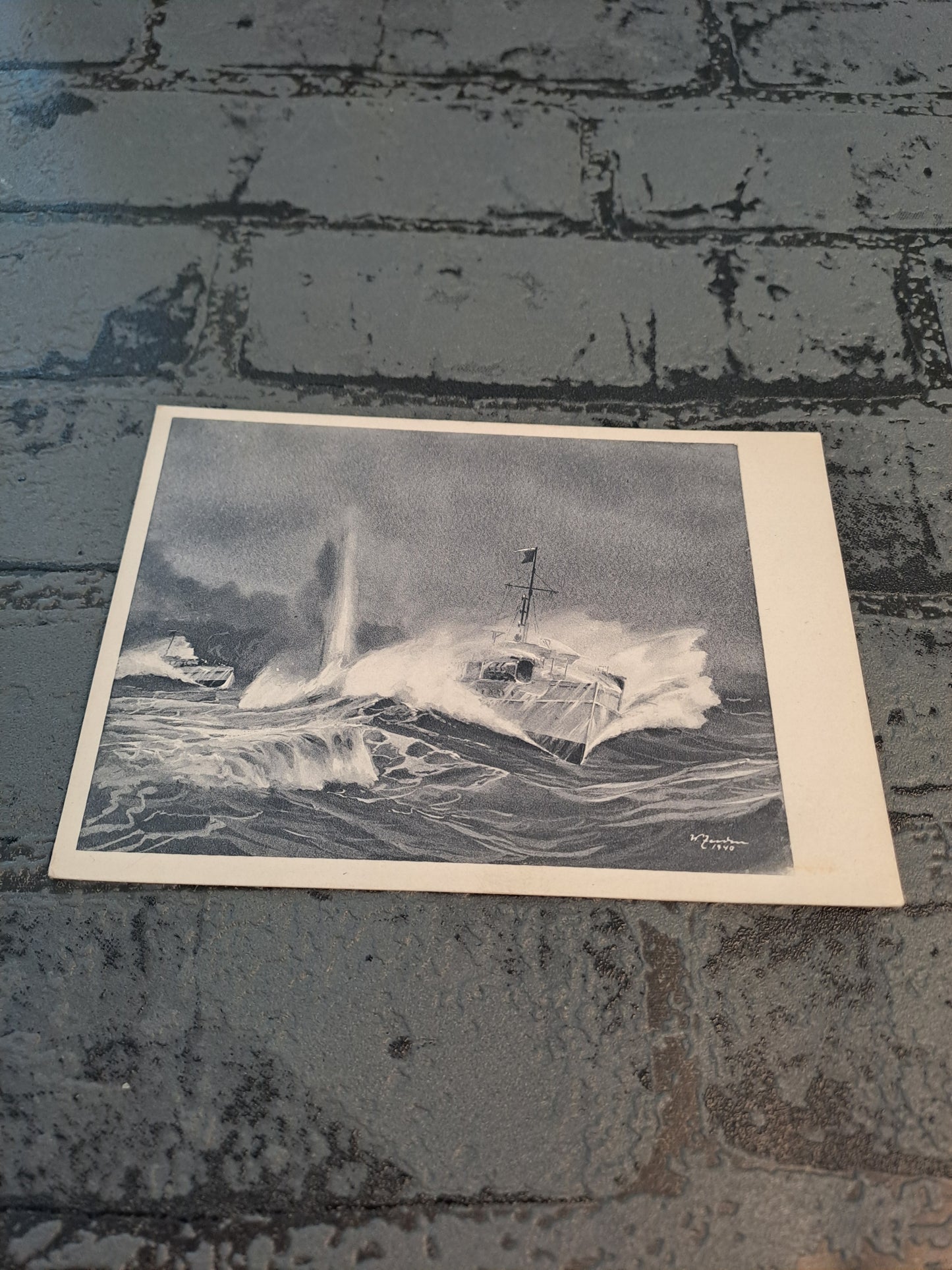 WW2 Postcard Schnellboote