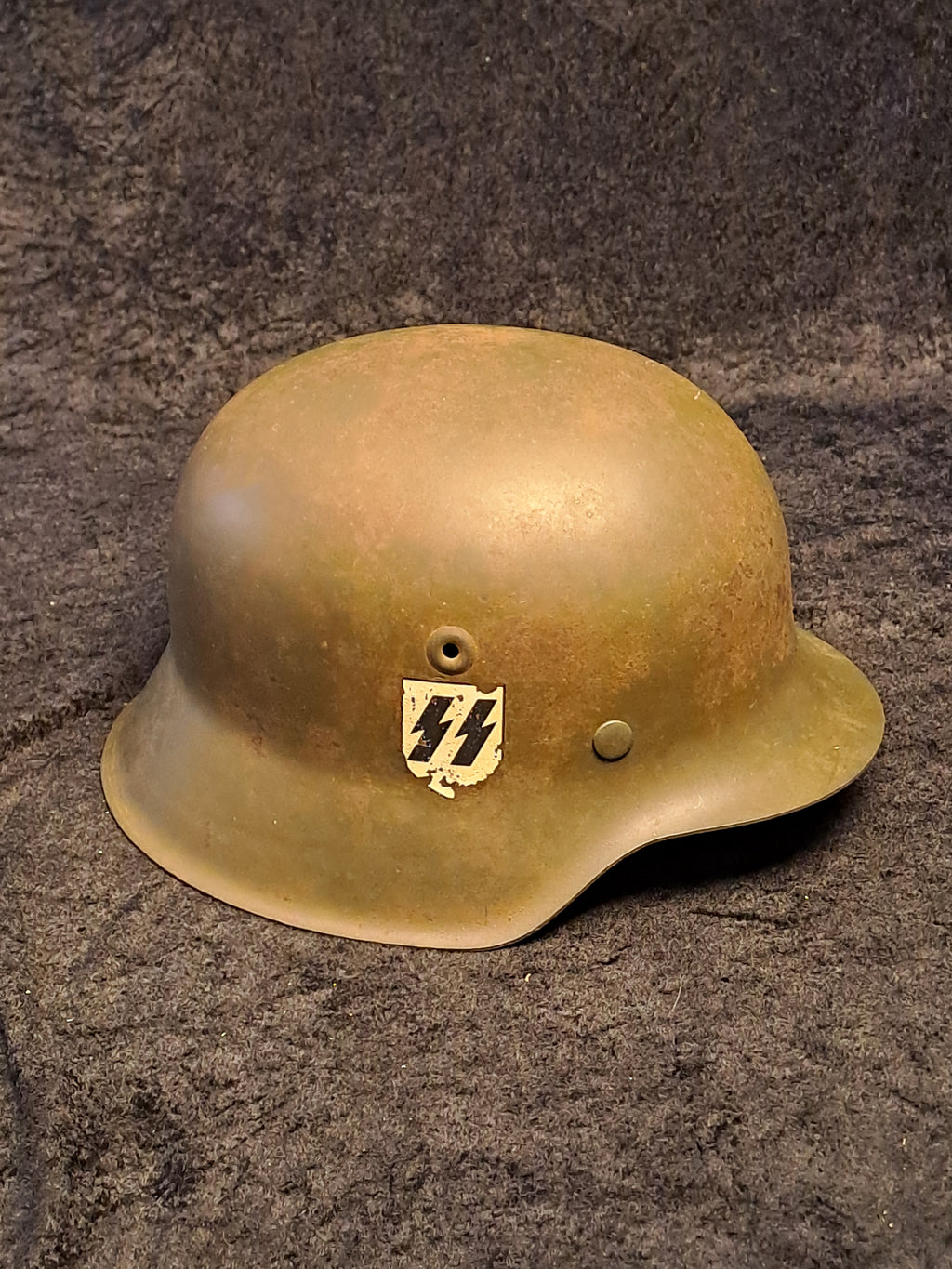 WW2 M42 Waffen SS Steel Helmet / WW2 M42 SS Stålhjelm
