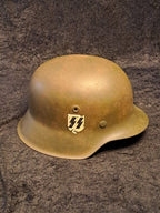 WW2 M42 Waffen SS Steel Helmet / WW2 M42 SS Stålhjelm