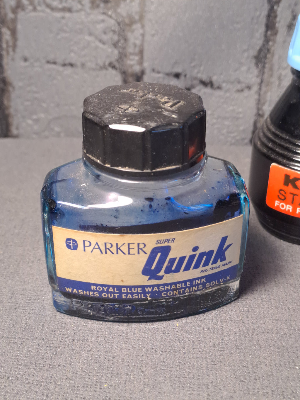 Vintage Ink Bottles / Vintage Blæk Flasker