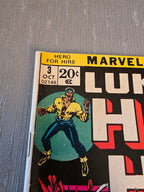 Marvel Luke Cage Hero for Hire #3 Oct 1972