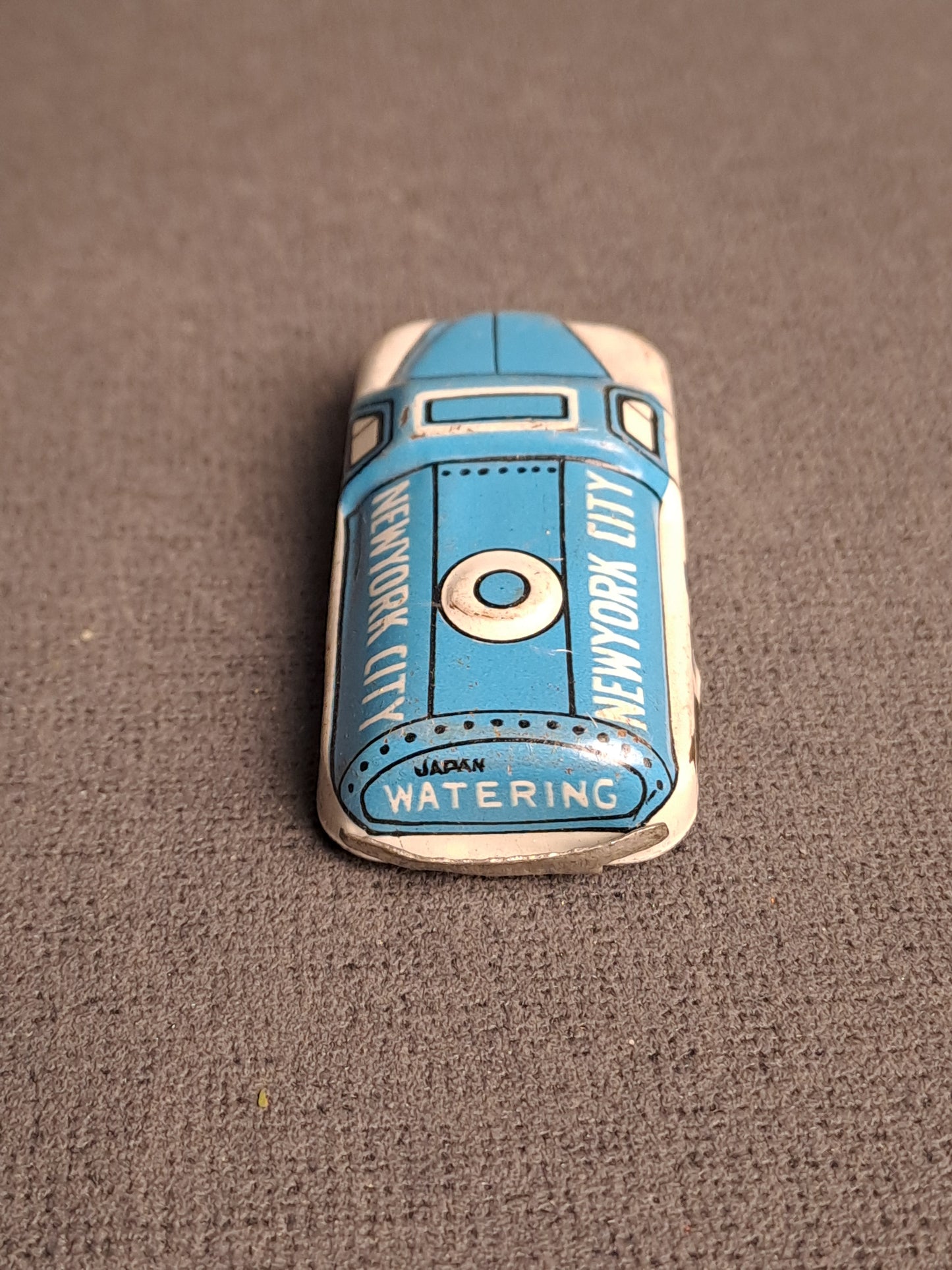 Tin Lithographic Fire Truck 1950's / Litografisk Blik Brandbil 1950'erne