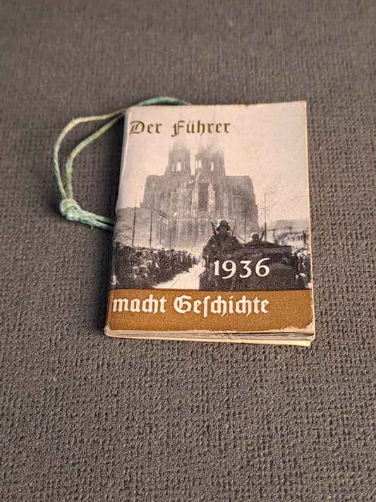 WHW Der Fuhrer Mini Booklet Macht Geschichte 1936
