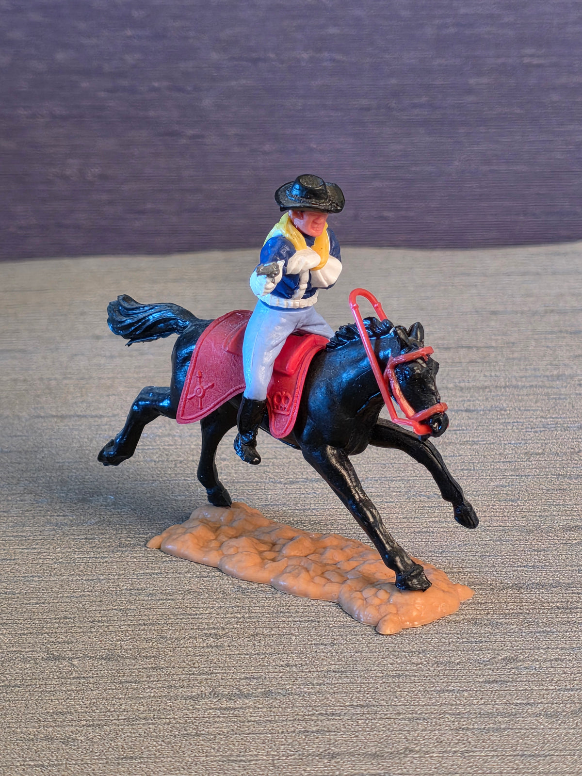 Timpo Toys U.S. Kavaleri Soldat på Hest / Timpo Toys U.S. Cavalry Soldier on Horse