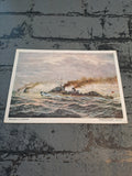 WW2 Postcard Narvik Destroyer Squadron
