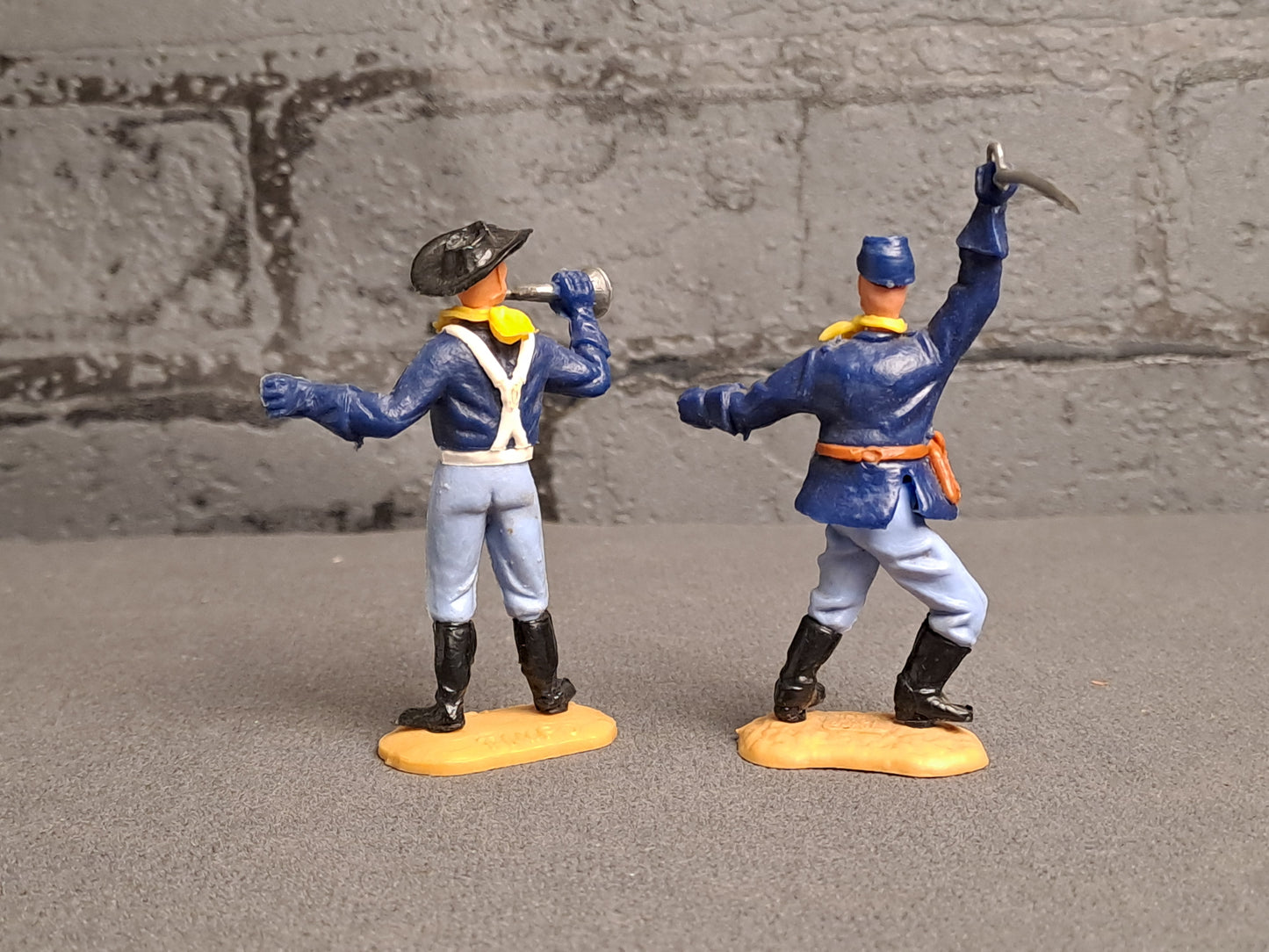 Timpo Toys Civil War Soldiers with Tent / Timpo Toys Borgerkrigs soldater med Telt