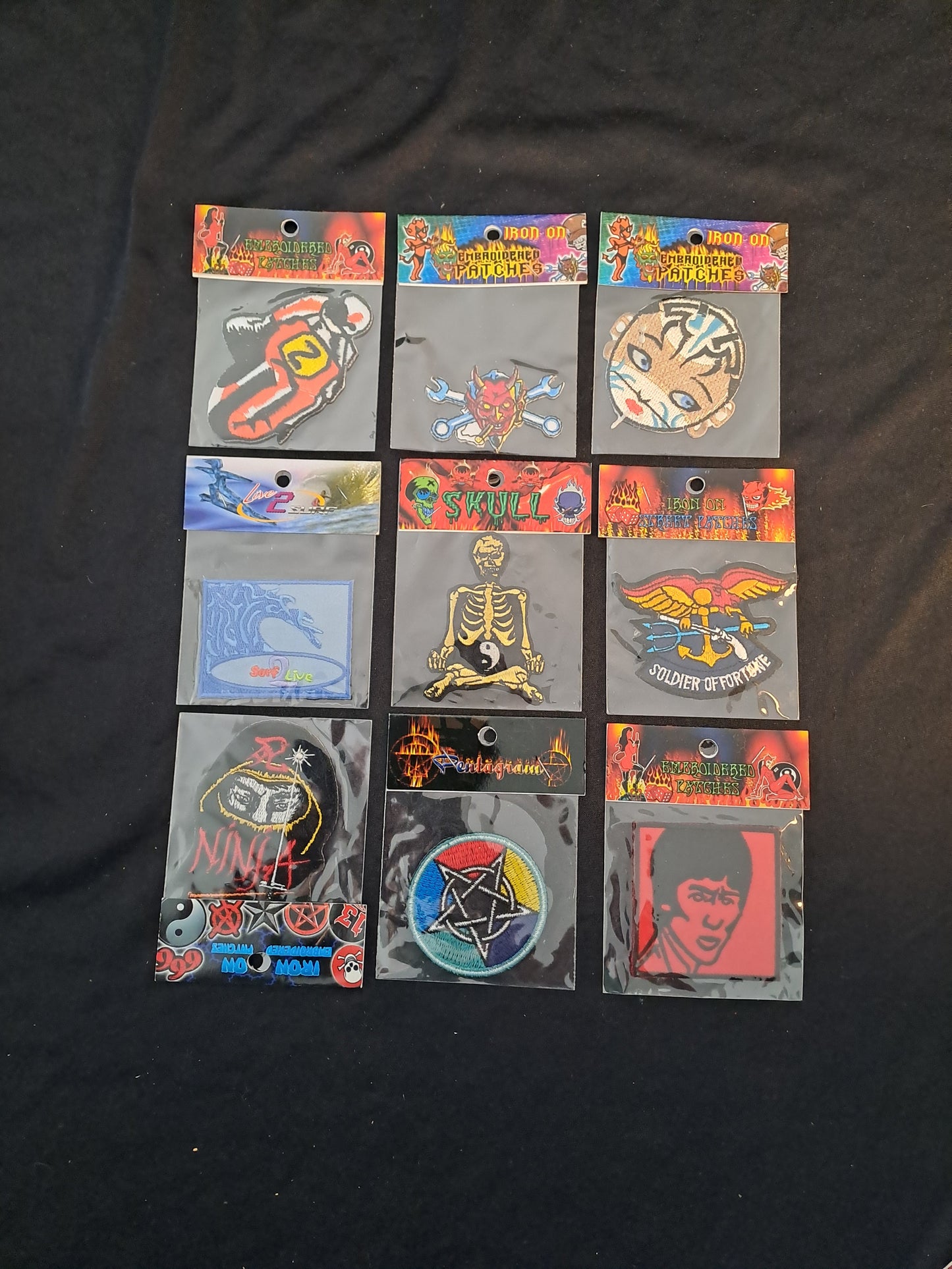 Vintage Patch x9 / Vintage Strygemærker x9