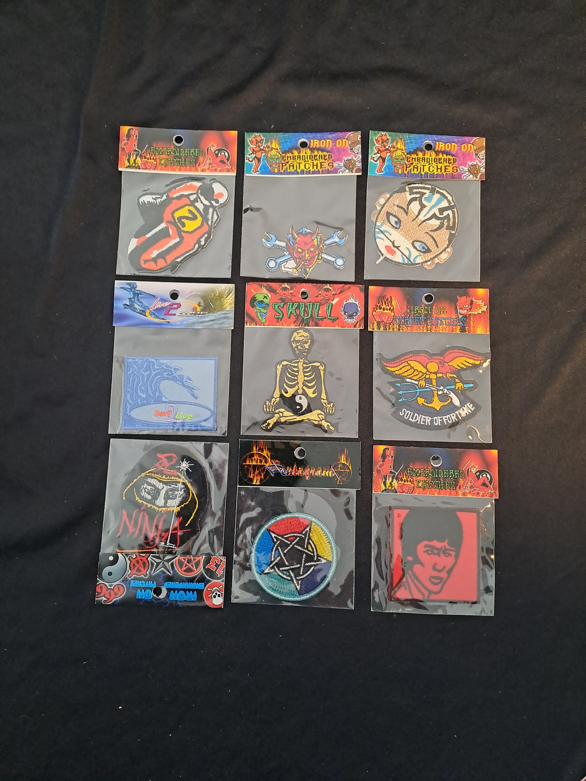 Vintage Patches x9