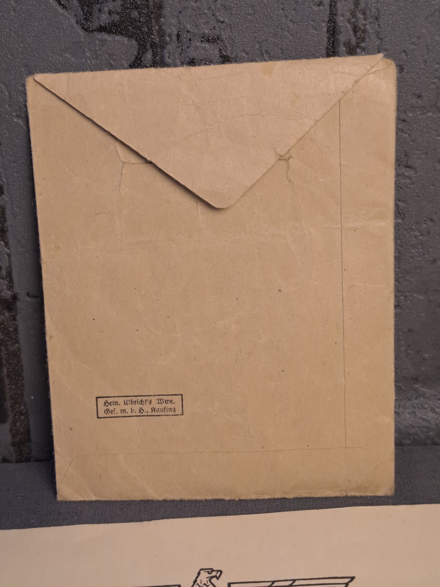 WW2 Kriegsverdienstkreuz 2. Klasse with Envelope and Document / WW2 Krigsfortjenestesmedalje 2. Klasse med Konvolut og Tildelingsbevis