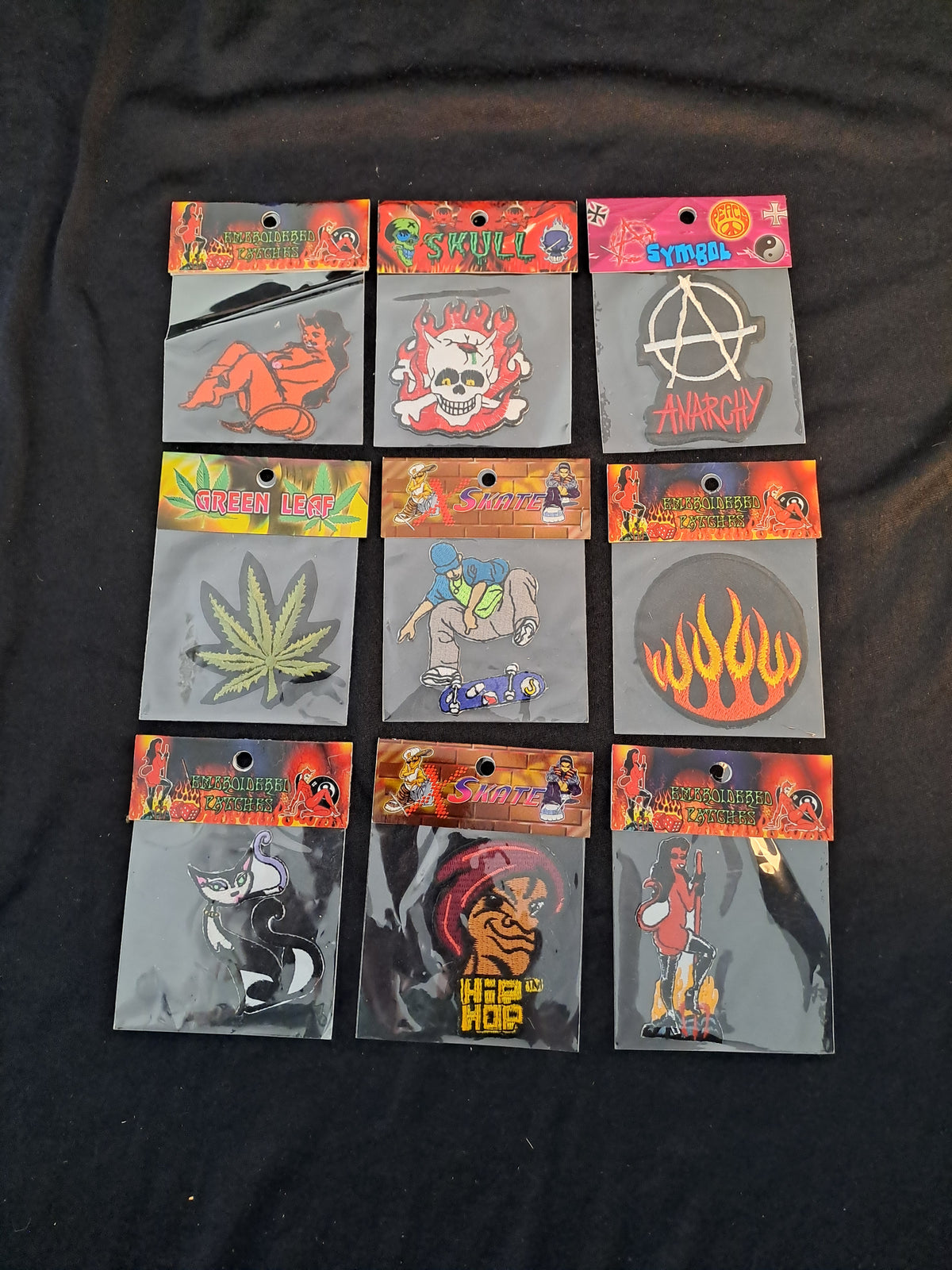 Vintage Patches x9 / Vintage Iron-on Patches x9