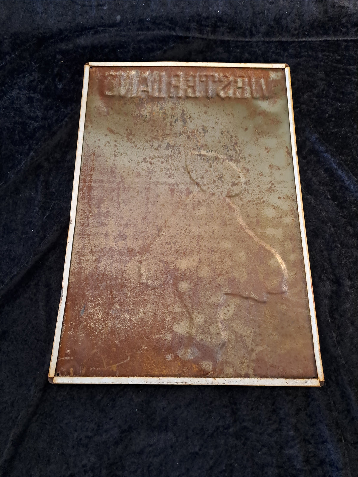 Vintage Advertising Tin Sign / Vintage Reklame Blikskilt