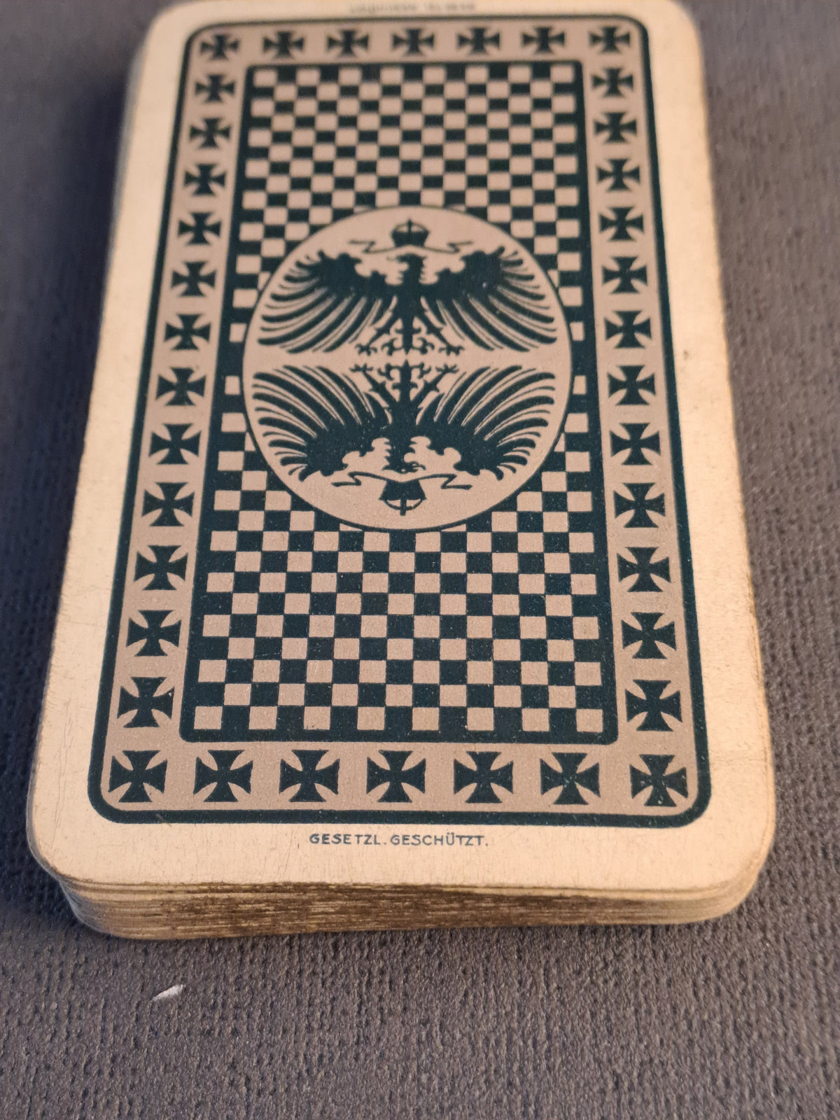 WW1 German War Playing Cards / WW1 Tyske Krigs Spillekort