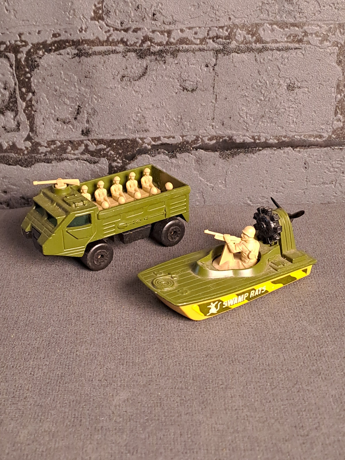 Matchbox Swamp Rat and Personnel Carrier