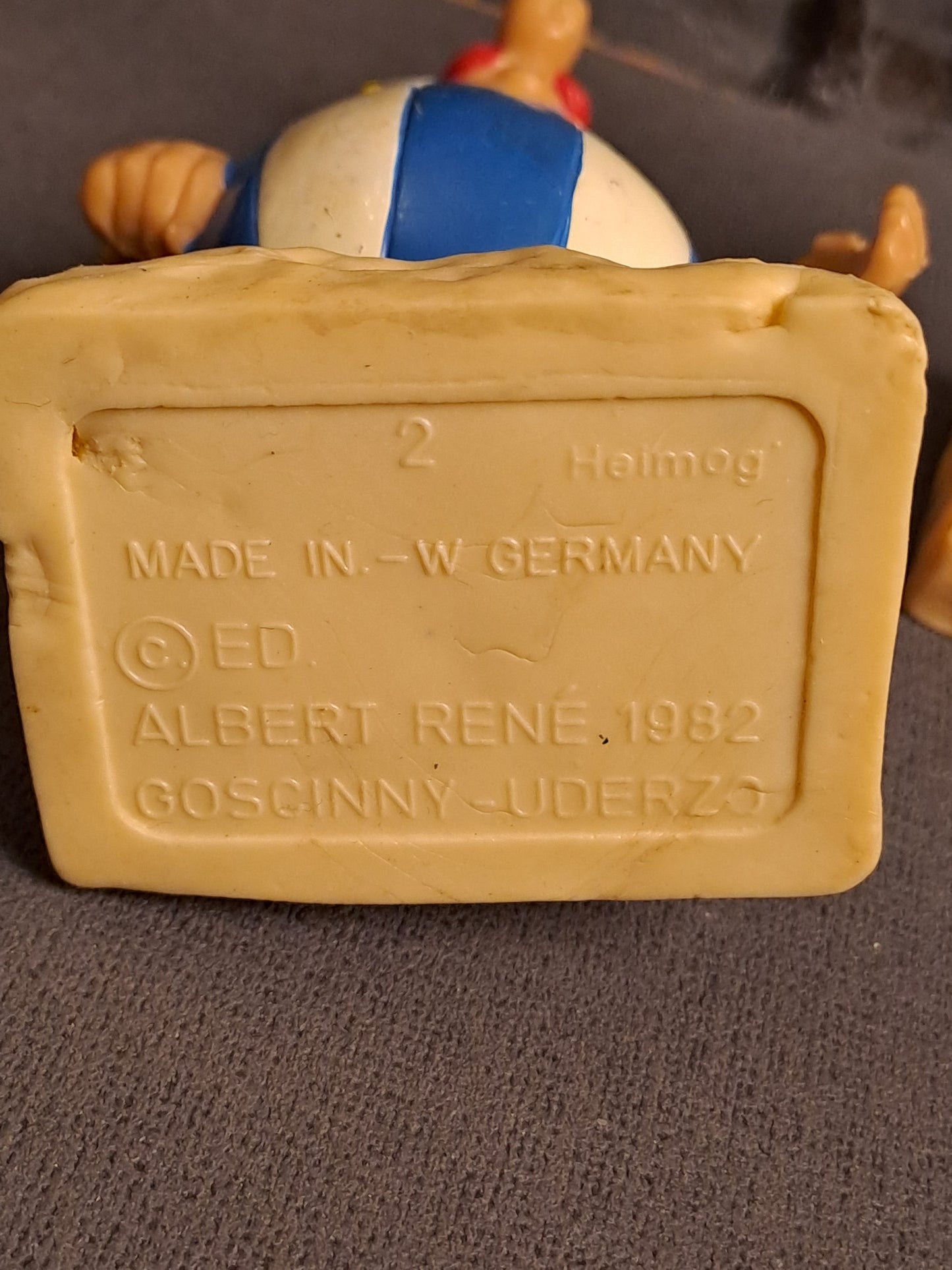 Asterix and Obelix Paper Mate Figures 1982 / Asterix og Obelix Paper Mate Figurer 1982