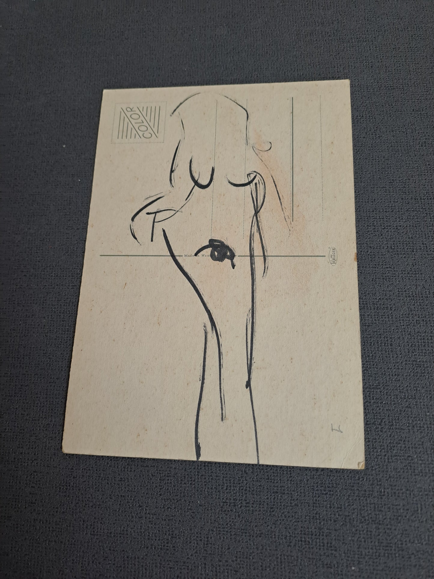 Vintage Postcard / Vintage Postkort