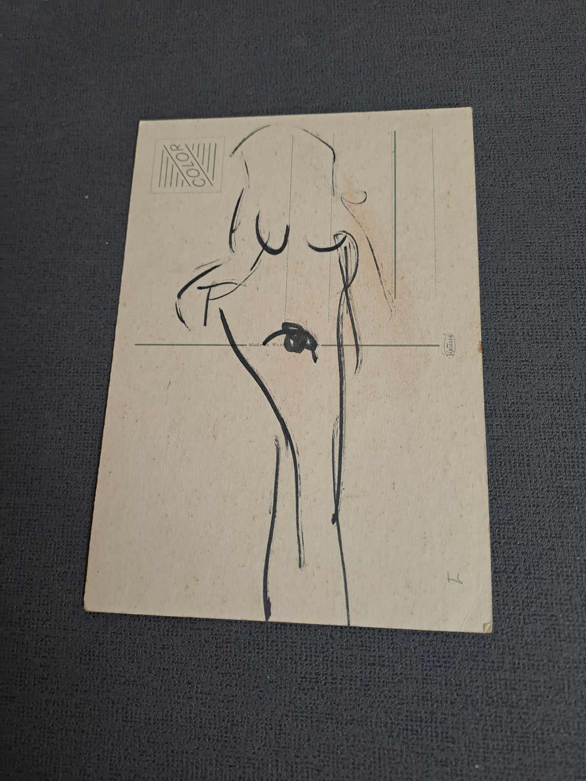 Vintage Postcard / Vintage Postkort
