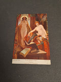 Tentation by P.A. Lucias Antique Postcard / Antique French Postcard