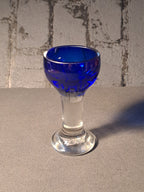 Little Shot Glass Blue / Lille Snapseglas Blå